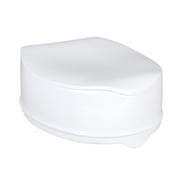 Homecraft Savanah Raised Toilet Seat with Lid, 6" High, 1 Pack