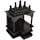 Homecrafts Home Temple/Wooden Temple/Pooja Mandir/Mandap/Wooden Mandir (Walnut, Medium- 24X12X30 (WXDXH) inch)-M