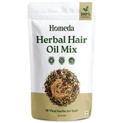 Homeda Herbal Hair Oil Mix  2.6 Oz - 75g | Dry Herbs