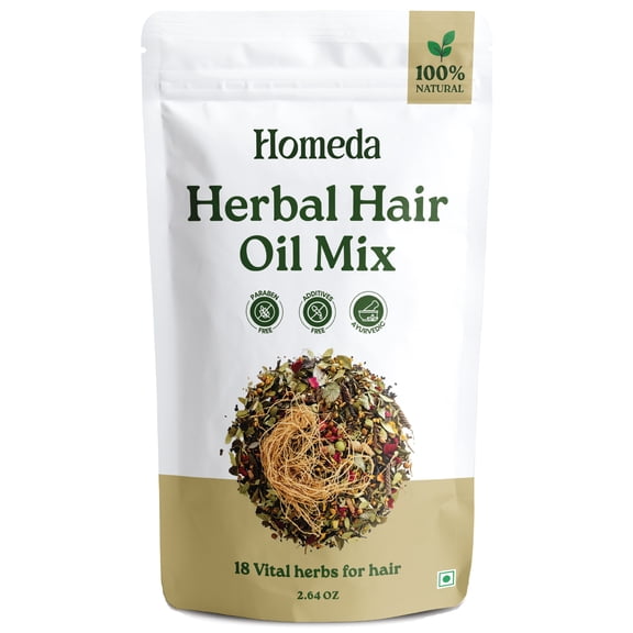 Homeda Herbal Hair Oil Mix ( 2.6 Oz - 75g) | Dry Herbs