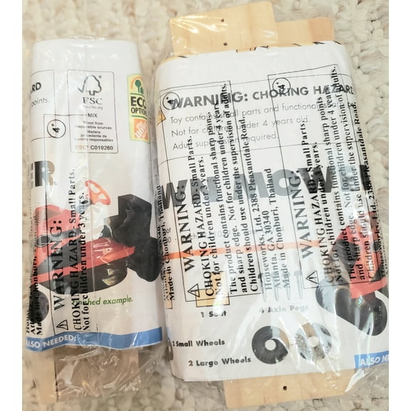 Homedepot Kids Workshop Build it Yourself Project - Wooden Craft Kit - Build a Lawn Mower - For Children Ages 5+