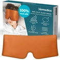 thumbnail image 1 of Homedics 100% Silk Sleep Mask, Orange, 1 of 7