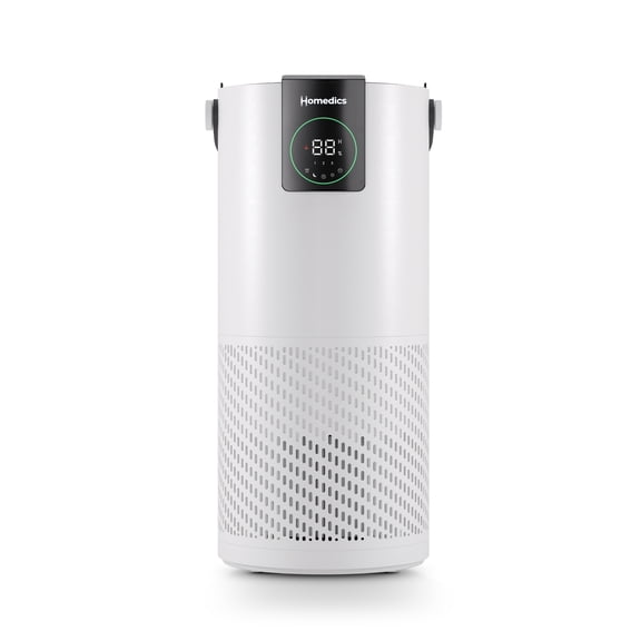 Homedics 2-in-1 Air Purifier & Humidifier, with Digital Auto adjusting Humidistat, Color-Coded Indicator