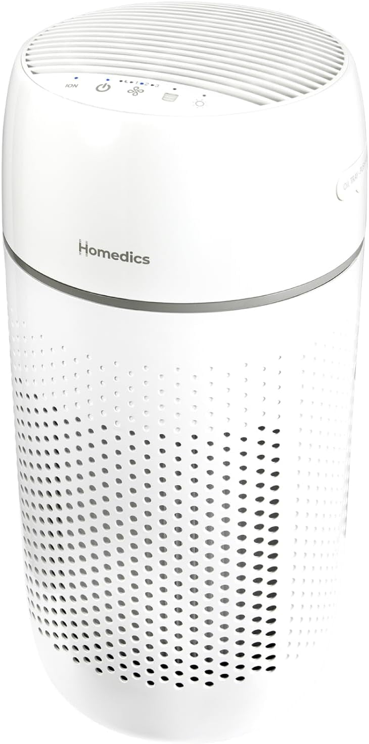 White Ionic Odor Absorbing Tower Air Purifier
