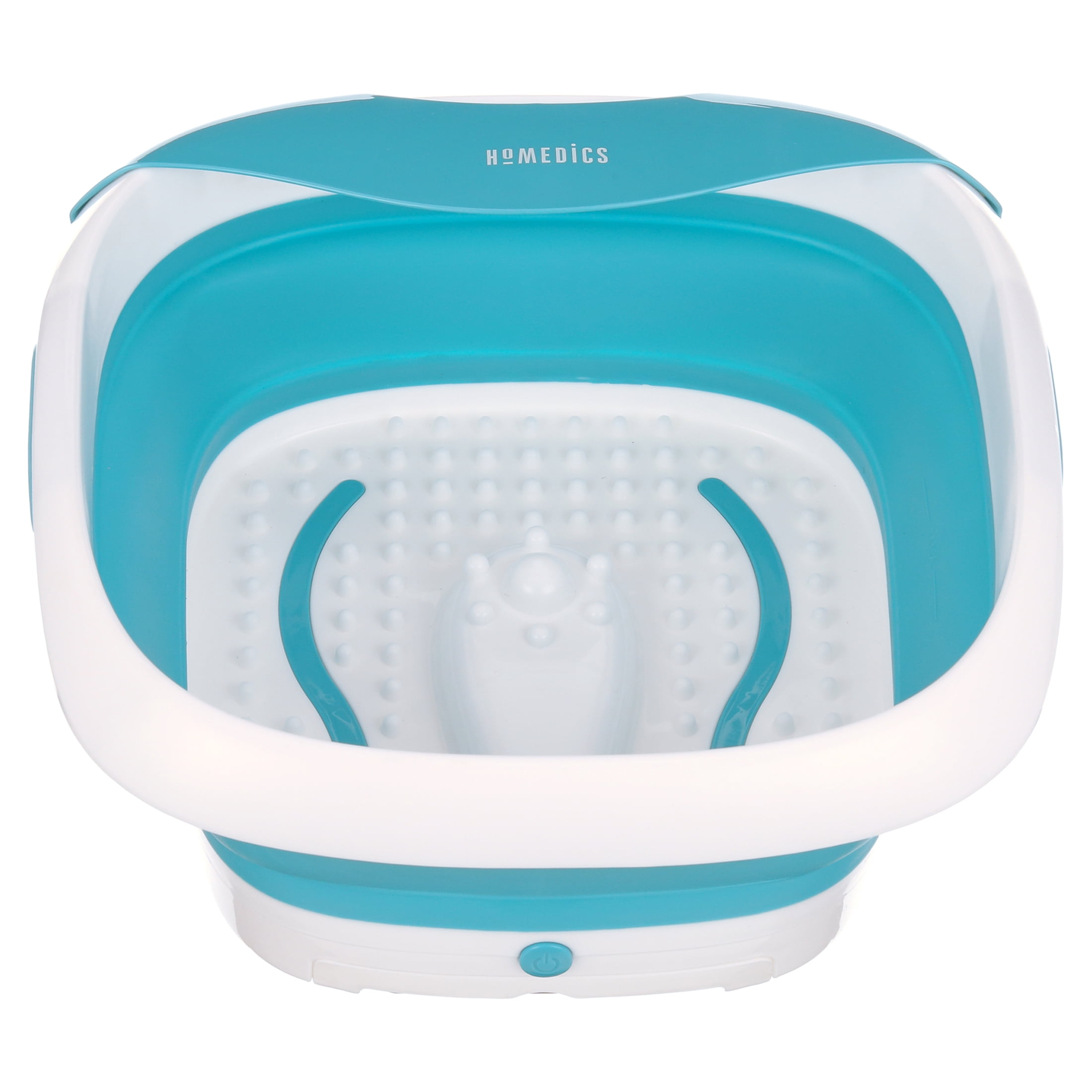 Homedics Compact Pro Vibrating Massage Foot Spa - Collapsible, Space Saving, Uses Epsom Salt FB-350