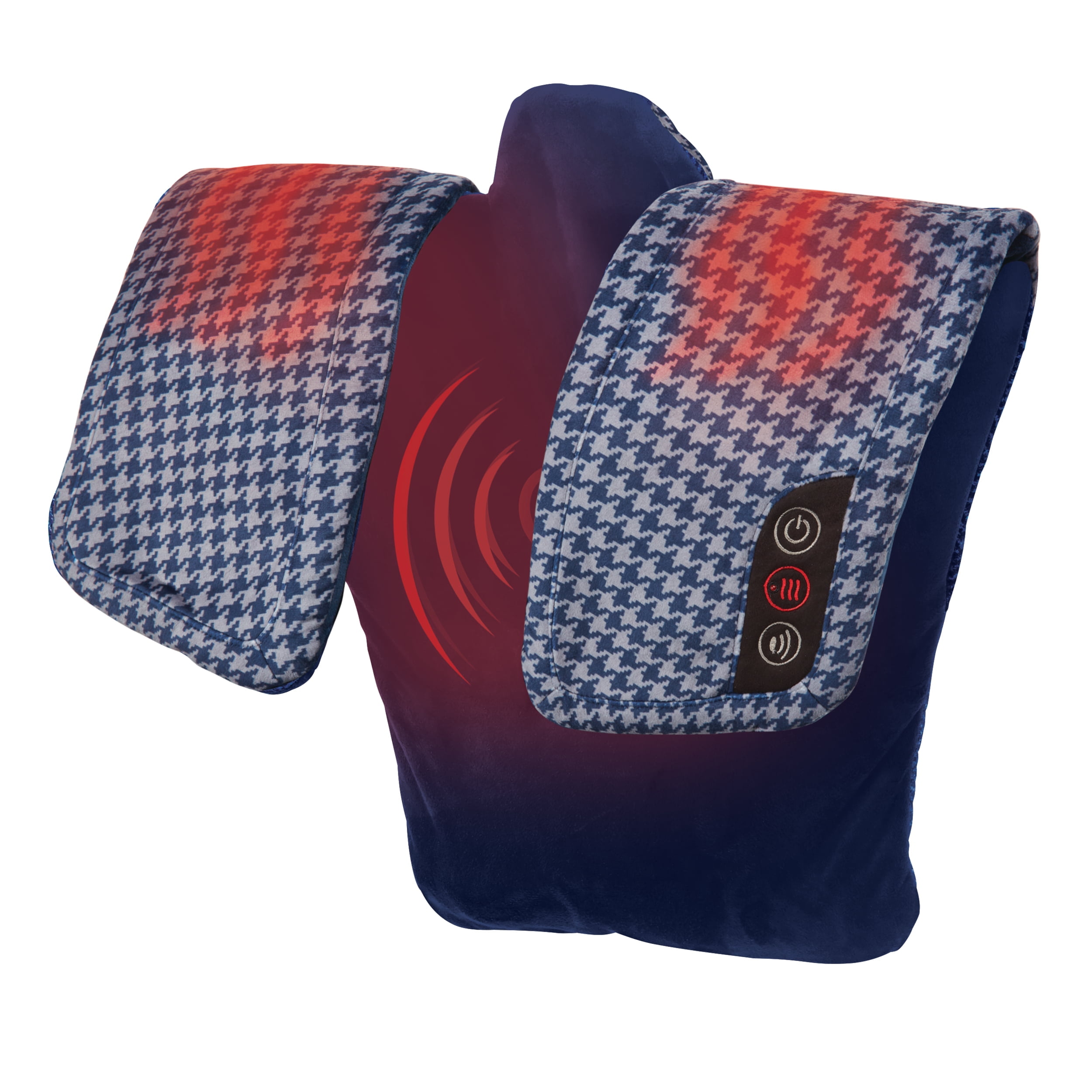 Homedics Corded Electric Weighted Neck and Back Massage Wrap with Heat