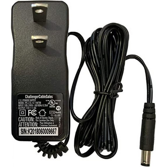 12V AC DC Adapter for Homedics D12-10-1000 12V DC 1000mA Power Supply Cord Charger Cable PSU