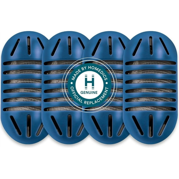 Homedics Demineralization Cartridges for Ultrasonic Humidifiers, 4-Pack Replacement, Reduces Hard Water Build-Up, White Dust, UHE-HDC4