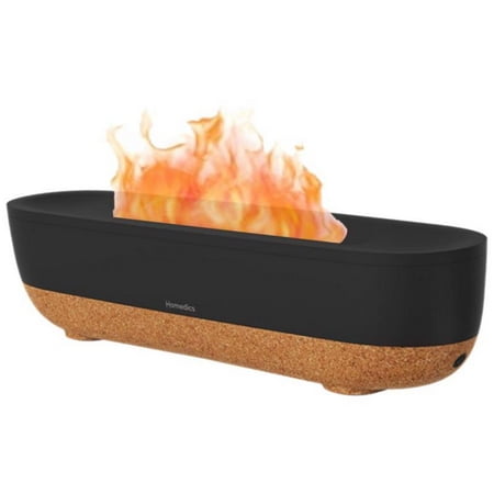 Homedics - Fireside 0.26 Ultrasonic 11-Hour Humidifier - Black