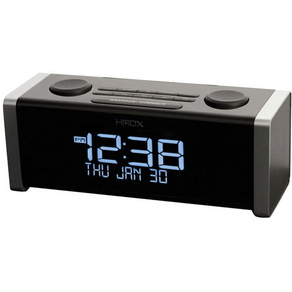Homedics HXB440 Cube Bluetooth Dual Alarm Clock Radio