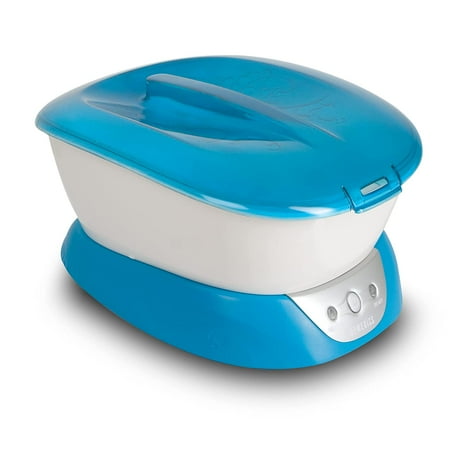 Homedics ParaSpa Plus Paraffin Bath, Wax Warmer , Bonus 3 lb Paraffin Wax & 20 Hand Liners ,Soothing Hand & Foot Spa , Moisturizing System, Blue, PAR-350