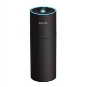 Homedics Portable Ultrasonic Humidifier, Cordless, Desktop, Travel, up to 10-Hour Runtime, Visible Quiet Cool Mist, Black