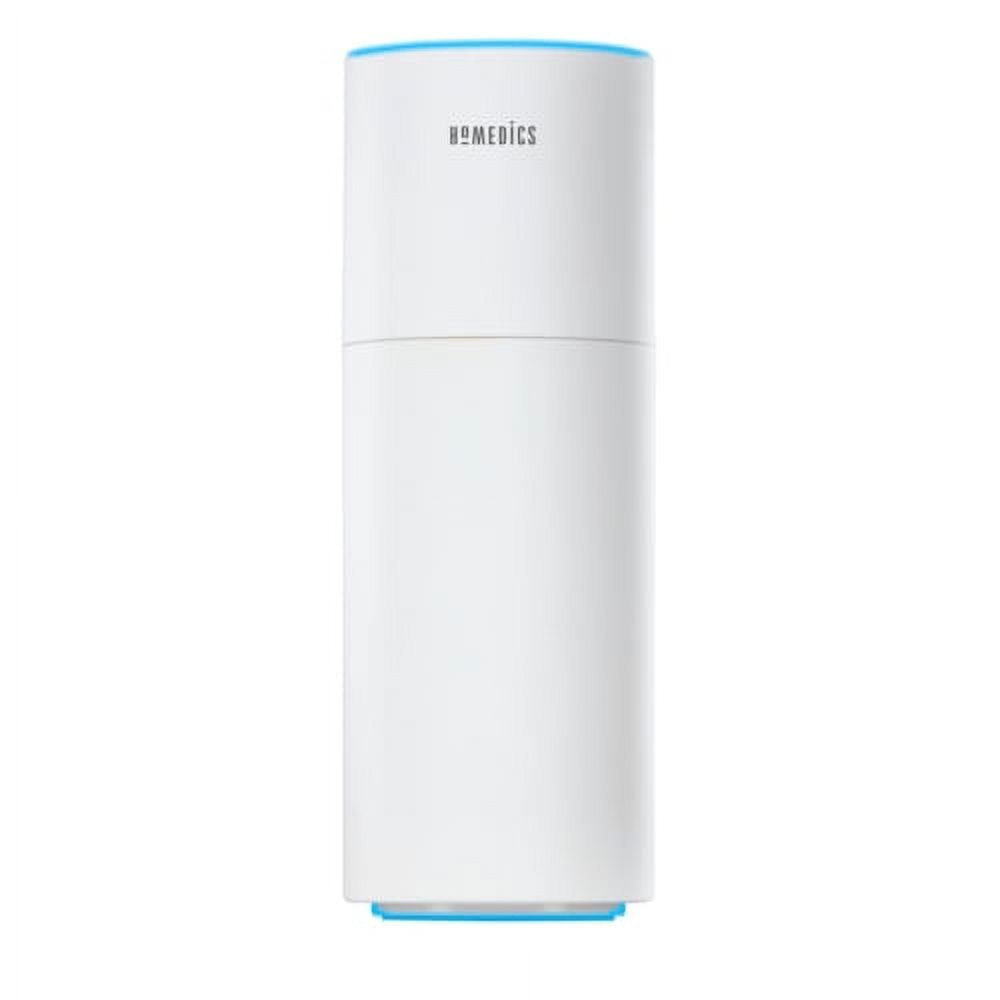 White Ultrasonic Cool Mist Portable Humidifier with Color Changing Light