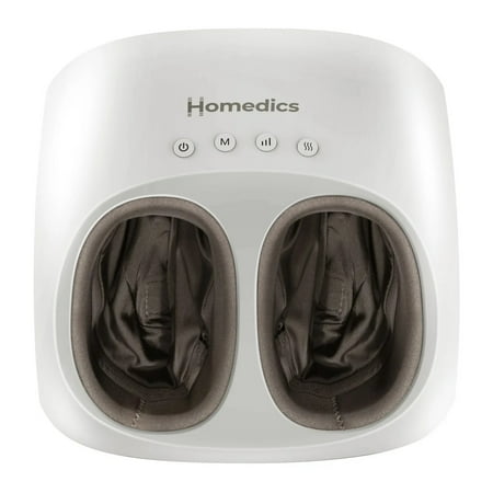 Homedics - Shiatsu + air 3.0 foot massager with heat - White