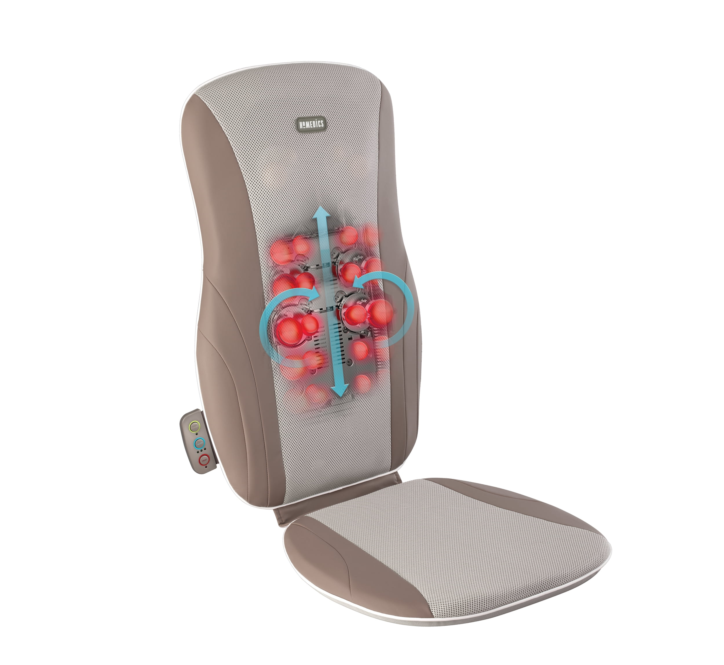 HoMedics Shiatsu 3D TruTouch Massage Cushion wi th Heat 