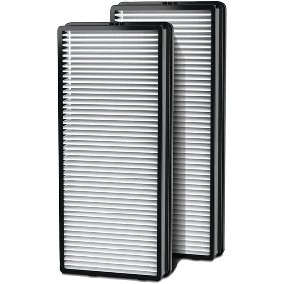 Homedics Total-Clean HEPA-Type Air Purifier Filter Replacements, Works with Homedics AT-PET01, AT-PET02, and AT-45 Air Purifiers, Captures Microscopic Airborne Particles