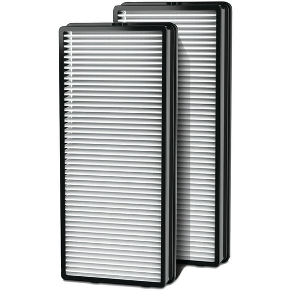 Homedics Total-Clean HEPA-Type Air Purifier Filter Replacements, Works with Homedics AT-PET01, AT-PET02, and AT-45 Air Purifiers, Captures Microscopic Airborne Particles