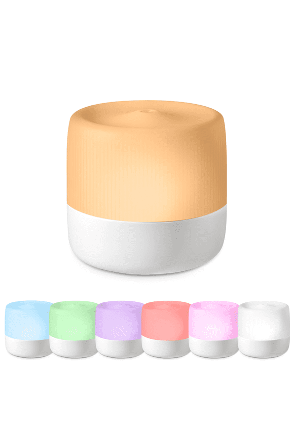 Ultrasonic Aroma Essential Oils Diffuser with Color-Changing Lights, up to 5 Hours Runtime, Uses Your Favorite Essential Oils, 180 ml