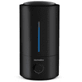 thumbnail interactive-video image 1 of Homedics, Ultrasonic Humidifier, Cool Mist, Easy Top Fill with up to 44 Hour Run Time, .96 Gallon, Black, 1 of 11
