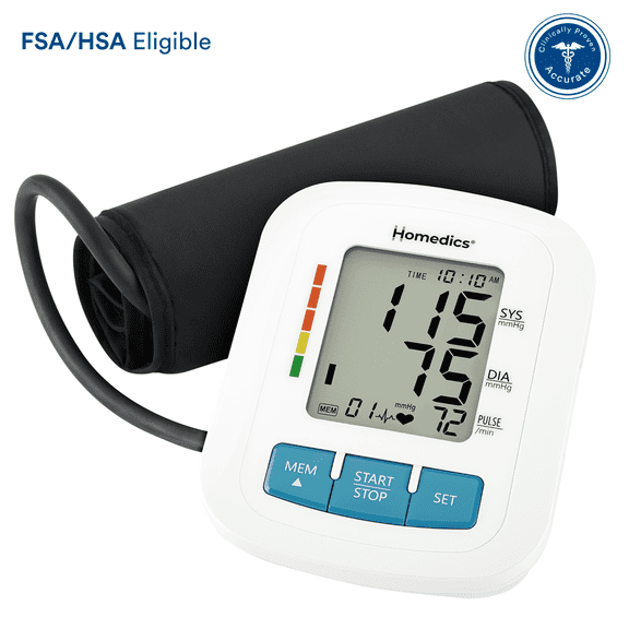 HoMedics Portable BP Machine, 300 Series Upper Arm Blood Pressure Monitor, OTC Card Eligible