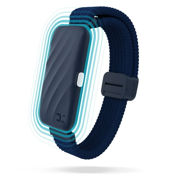 Homedics WakeBand Wearable Silent Alarm Blue