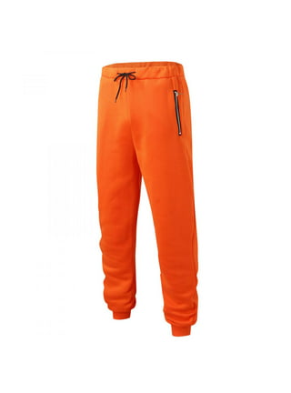 Mens Workout Pants in Mens Workout Clothing | Orange - Walmart.com