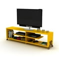 thumbnail image 1 of Homedora HD-KIP-TV-RF170102 Kipp TV Unit, Walnut & Yellow, 1 of 1