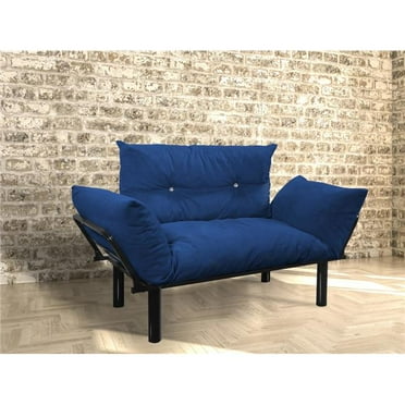Homedora HD-ON10EV-ADA-BLU-2 Ada Loveseat Sofa, Blue
