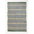 thumbnail image 1 of Homee Hand-Loomed Wool and Jute Blend Geometric Striped Rug Woollen Rugs Available In All Sizes 5x8 ft 6x9 ft 8x10 ft, 1 of 4