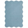 thumbnail image 1 of Homee Hand Tufted Woollen Rugs Scallop Soft Blue Rug Available In All Sizes 5x8 ft 6x9 ft 8x10 ft, 1 of 3