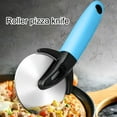 thumbnail image 1 of Homeer Pizza Cutter Pizza Hob Pizza Wheel Pizza Cutter with Protective Cover Ergonomic Handle Rust-proof Pizza Wheel for Kitchen Gadget, 1 of 11
