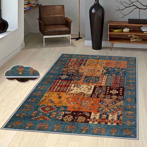 Homefesto - Multicolor - Enchanted - Carpet (140 x 220)