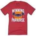 thumbnail image 1 of Homefield Red Florida Atlantic Owls Winning Paradise T-Shirt, 1 of 1
