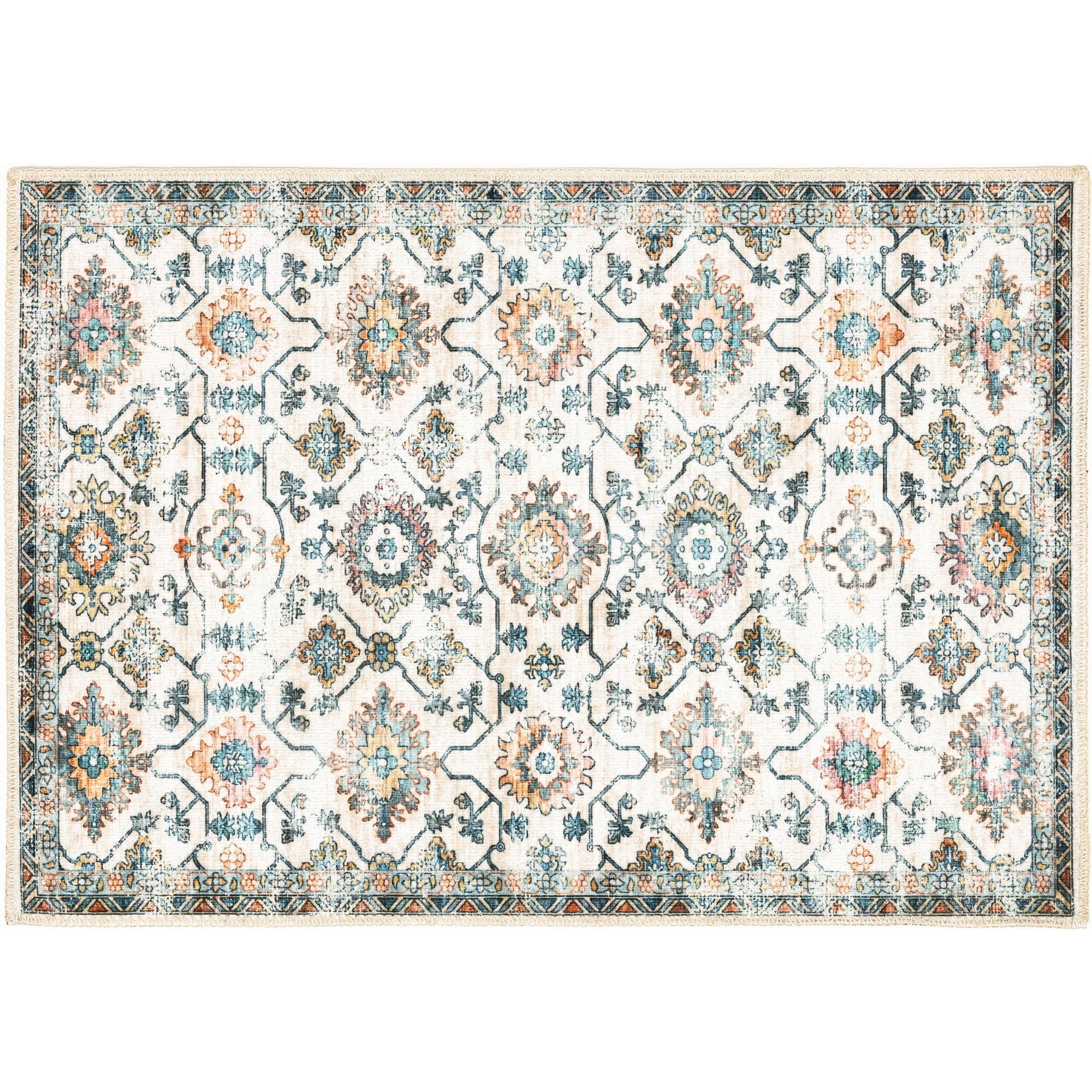 Homefires Rugs Homefires 22 x 32 in. Yasmine Indoor Power Loomed Chenille Rug ...