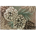 thumbnail image 1 of Homefires Accents Pine Cone Indoor Rug, 22-Inch by 34-Inch, 1 of 2
