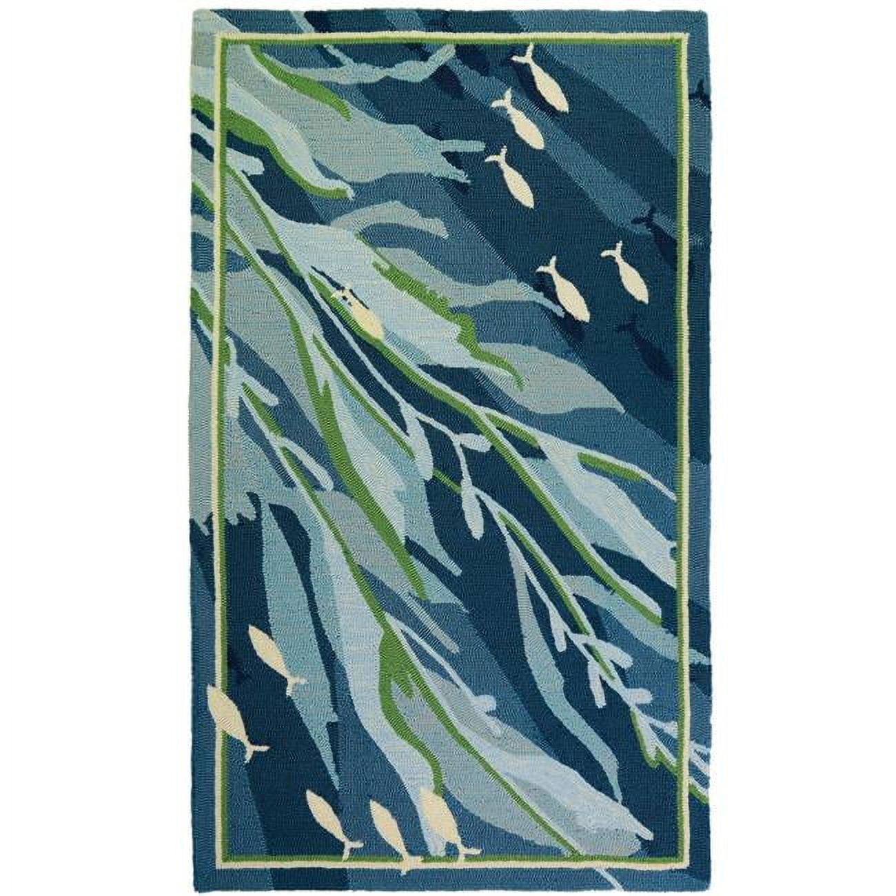 Homefires Rugs Homefires PP-DG002G 8 x 10 ft. Floating Sea Grass Hand Hooked Accent ...