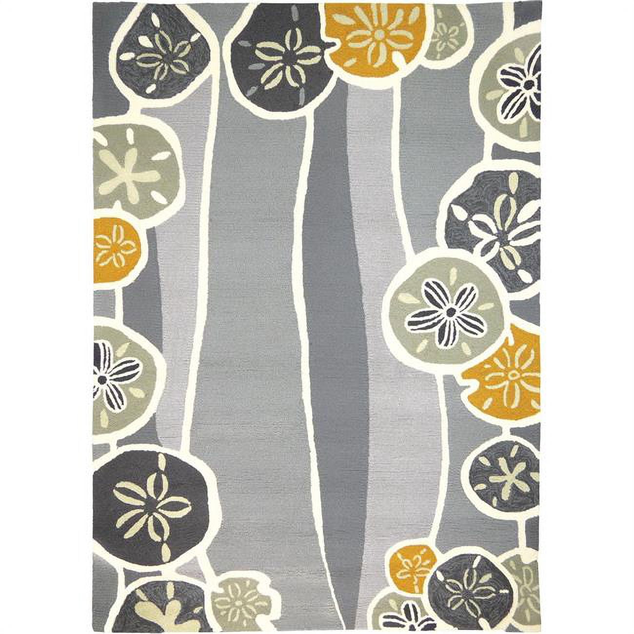 Homefires Rugs Homefires PPS-JB115C 3 x 5 ft. Beachcomber - Neutral Indoor Outdoor ...