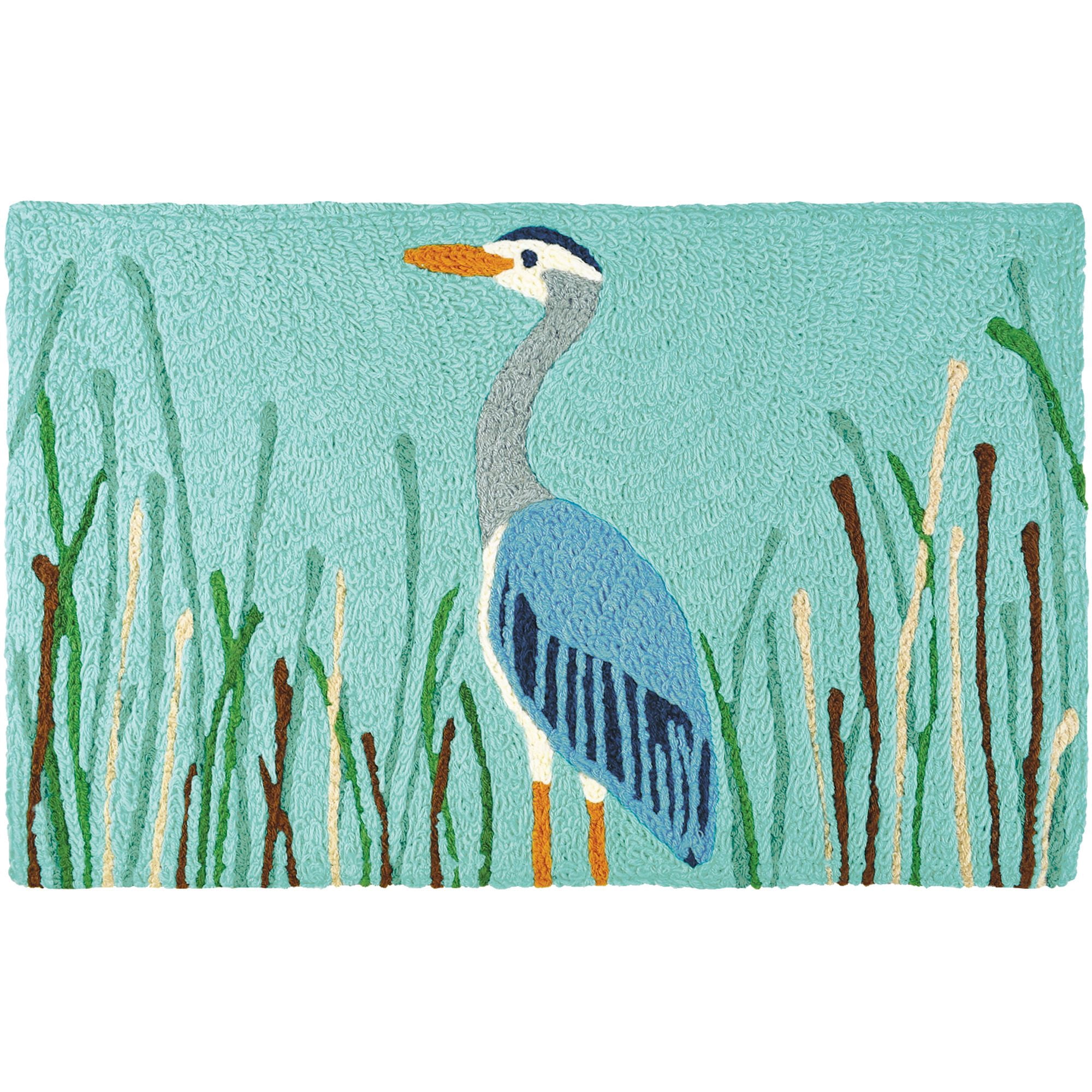 Homefires Rugs Homefires Rugs 1.6' x 2.5' In The Reeds Blue and Green Rectangular Area ...
