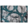 thumbnail image 1 of Homefires Rugs 1.75' x 2.75' Industrial Teal Green and Gray Rectangular Area Throw Rug, 1 of 1