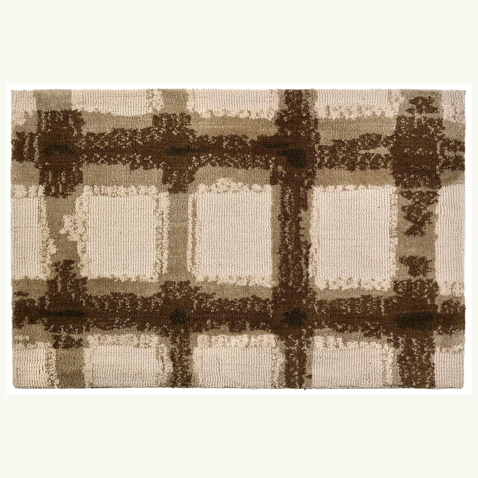 Comfort Plaid 21 x 33 Simple Spaces Rug - Walmart.com