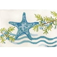 thumbnail image 1 of Homefires Rugs Ocean Tide Starfish Area Rug in Blue and Green, 1 of 2