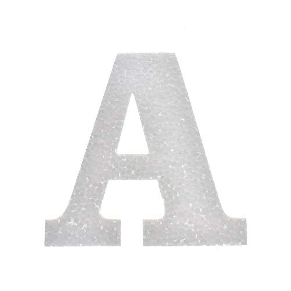 3 Smooth EPS Foam Letters Alphabet Numbers for Crafts Party Signs Walls  Party Decor (3H - 12 Pieces (Please specify When Order))