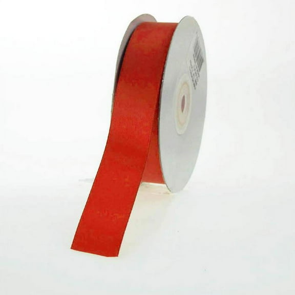 Homeford Double Faced Satin Ribbon, 7/8-inch, 25-yard, Red