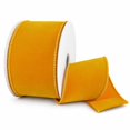 Homeford Flat Velvet Wired Ribbon, 2-1/2-inch, Sunflower, 10-yard ...