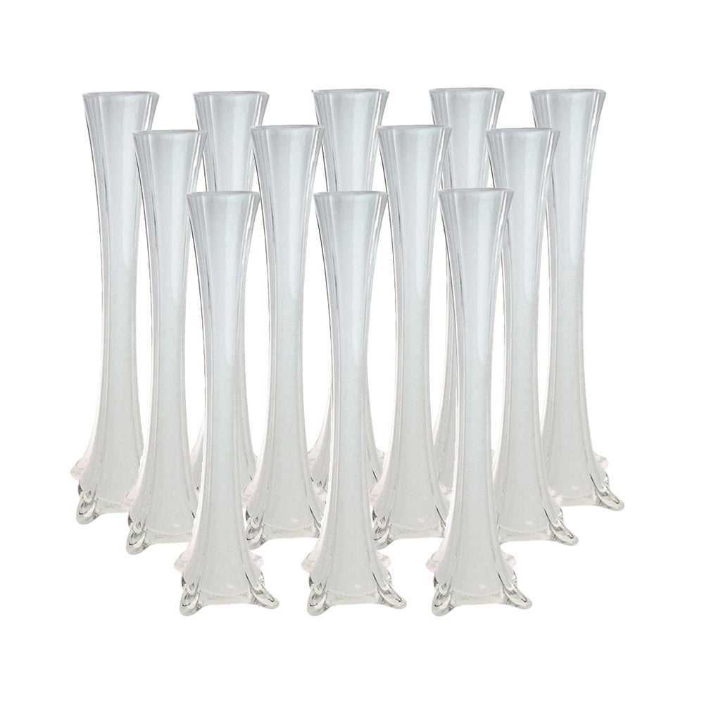 Homeford Tall Eiffel Tower Glass Vase Centerpiece, 24inch, 12count