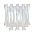 thumbnail image 1 of Homeford Tall Eiffel Tower Glass Vase Centerpiece, 24-inch, 12-count, White, 1 of 2