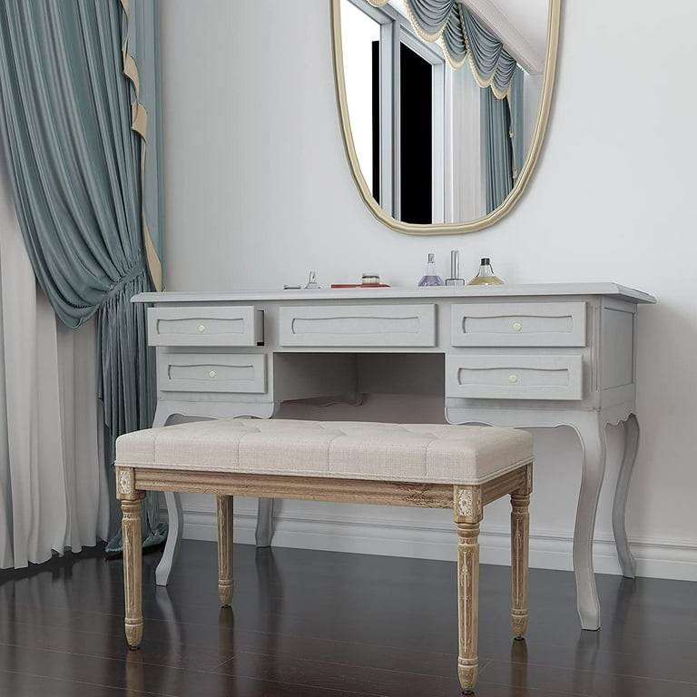 Bedroom dressing bench best sale