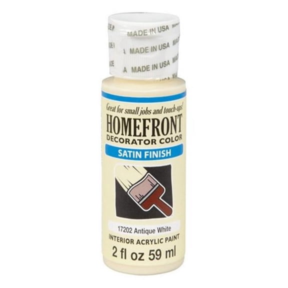 3 Pc, Homefront Satin Antique White Hobby Paint 2 Oz