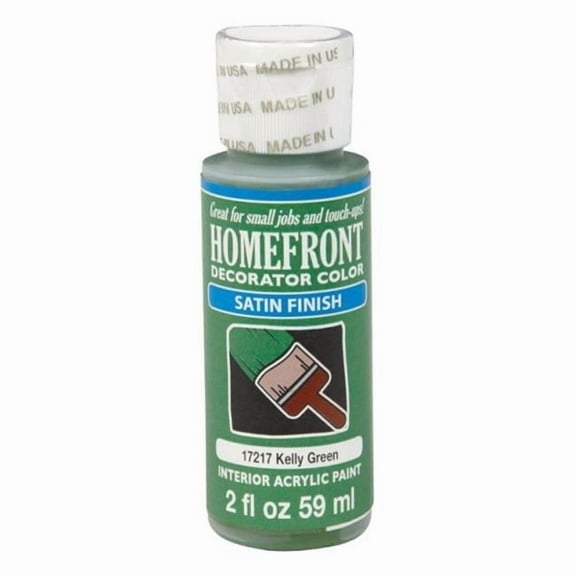 Homefront Decorator Color Satin Kelly Green Hobby Paint 2 oz