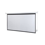 Homegear Wall Mount 106" Motorized Projector Screen with Remote, White, WSHG-0400